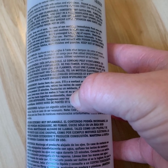 Beauty secrets acetone- little less than half bottle full! Must sell! - Picture 6 of 9